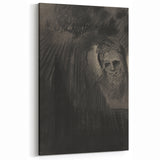 Gothic Shadowed Figure and Face Study - Dark Decor Style and Gothic Art