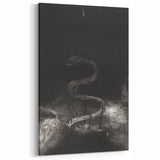Gothic Wall Art - Dark Medieval Gothic Prints - Mysterious Serpent Design
