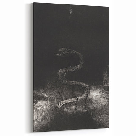 Gothic Wall Art - Dark Medieval Gothic Prints - Mysterious Serpent Design