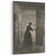 Gothic Wall Art - Vintage Gothic Prints - Woman in Shadows Design