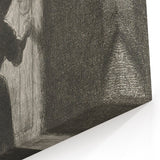 Gothic Wall Art - Vintage Gothic Prints - Woman in Shadows Design