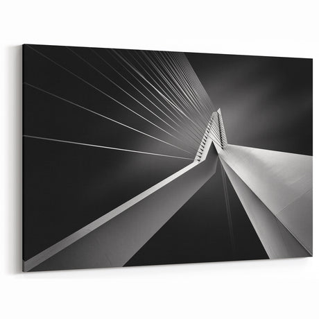 Dutch Scenery Art - Modern Dutch Architecture in Black and White