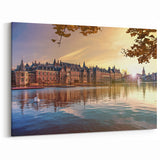 Holland Landscape Prints - Historic Dutch Architecture at Sunset