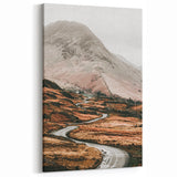 Farmhouse Wall Art – Serene Mountain Road for Rustic Country Decor