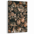 Farmhouse Wall Art – Rustic Wood Log Decor for Country Style Homes