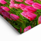 Tulip Field Artwork - Windmill Wall Art in the Dutch Countryside