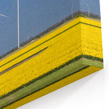 Holland Landscape Prints - Wind Turbines and Yellow Tulip Fields