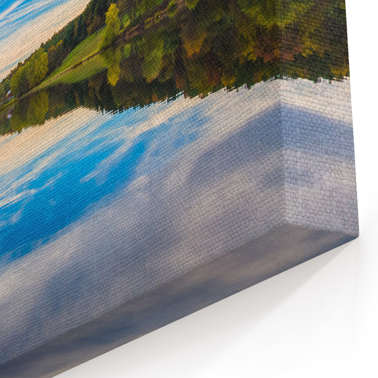 Pennsylvania Landscape Art - Tranquil Lake Reflection Scenic Pennsylvania Prints