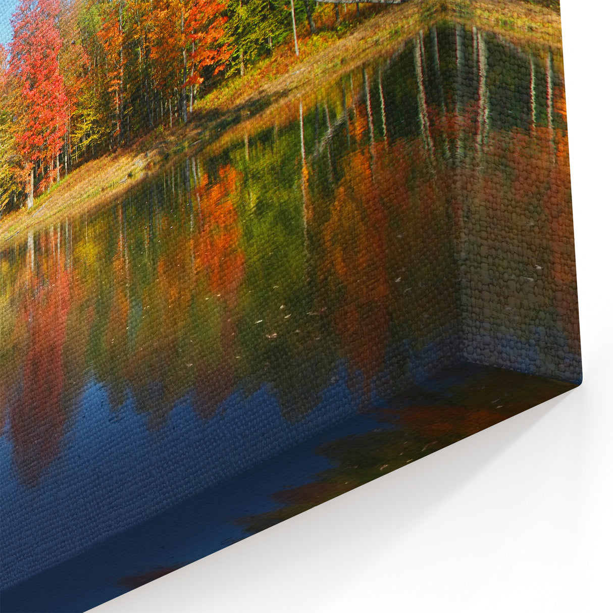 Pennsylvania Photography - Vibrant Autumn Lake Scenic Pennsylvania Views