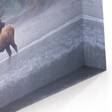 Pennsylvania Wildlife Art - Majestic Elk in Mist Pennsylvania Nature Art
