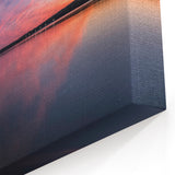 Pennsylvania Scenic Views - Tranquil Lake Sunset Pennsylvania Canvas Art