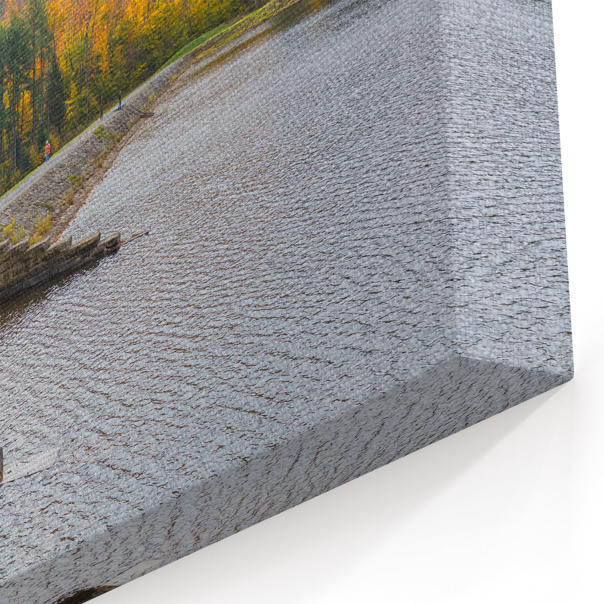 Pennsylvania Wall Art - Scenic Covered Bridge and Autumn Landscape Canvas