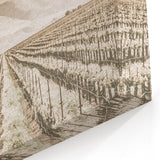 Farmhouse Wall Art: Serene Vineyard Landscape, Rustic Country Decor