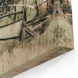 Farmhouse Wall Art: Rustic Barn Scene, Antique Country Style Decor