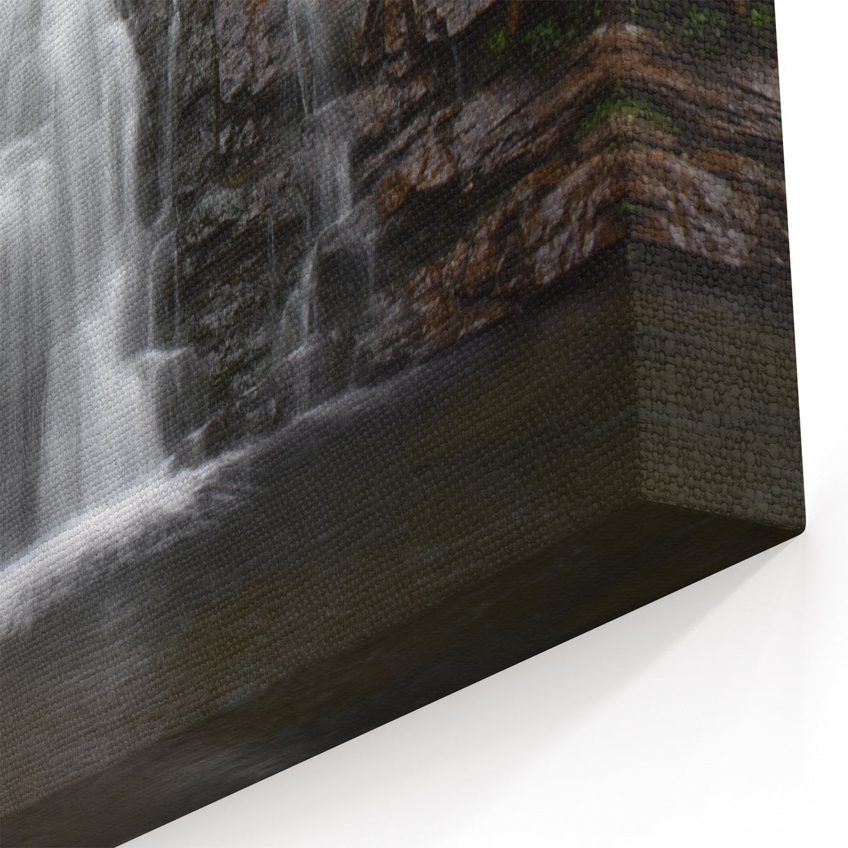 Pennsylvania Nature Art - Waterfall and Forest Landscape Photography Print