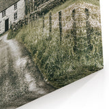 Farmhouse Wall Art: Stone Farmhouse Pathway, Rustic Country Charm Decor