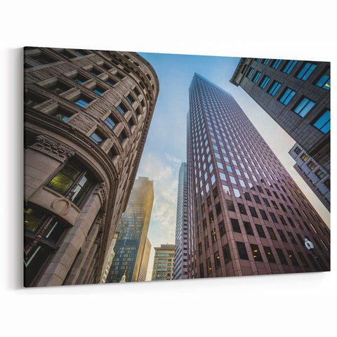 Boston Skyscraper Cityscape – Massachusetts Modern Architecture Wall Art