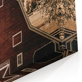 Farmhouse Wall Art: Classic Red Barn in Scenic Valley, Rustic Country Decor