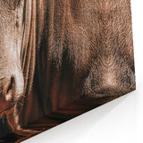 Farmhouse Wall Art: Rustic Cow Portrait, Country Livestock Decor