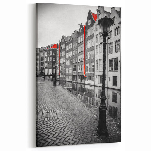Amsterdam Canals Art - Black and White Amsterdam Photography Prints