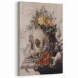 Skull with Floral Crown | Dark Academia Vintage Gothic Wall Art Print