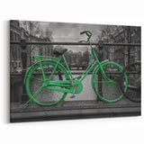 Amsterdam Photography Prints - Bicycle by Canal Amsterdam Art Prints