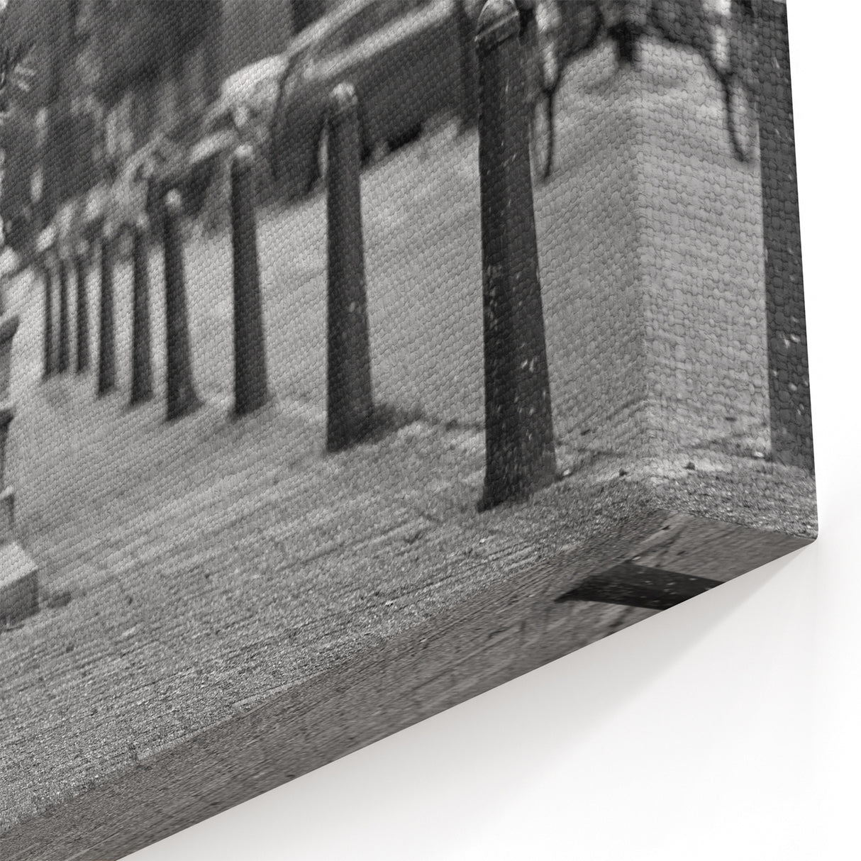 Amsterdam Scenic Prints - Yellow Bicycle on Street Amsterdam Canals Art