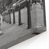 Amsterdam Scenic Prints - Yellow Bicycle on Street Amsterdam Canals Art