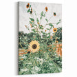 Farmhouse Wall Art: Bright Sunflowers in Bloom, Rustic Country Decor