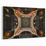 Boston Architectural Ceiling Art – Massachusetts Historic Interior Wall Decor