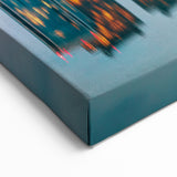 Custom Philadelphia Canvas Art - Skyline Reflection on Water Print