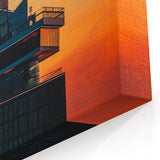 Amsterdam Cityscape Prints - Sunset Tower View Amsterdam Photography Art