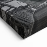 Boston Zakim Bridge Black and White – Massachusetts Cityscape Wall Art