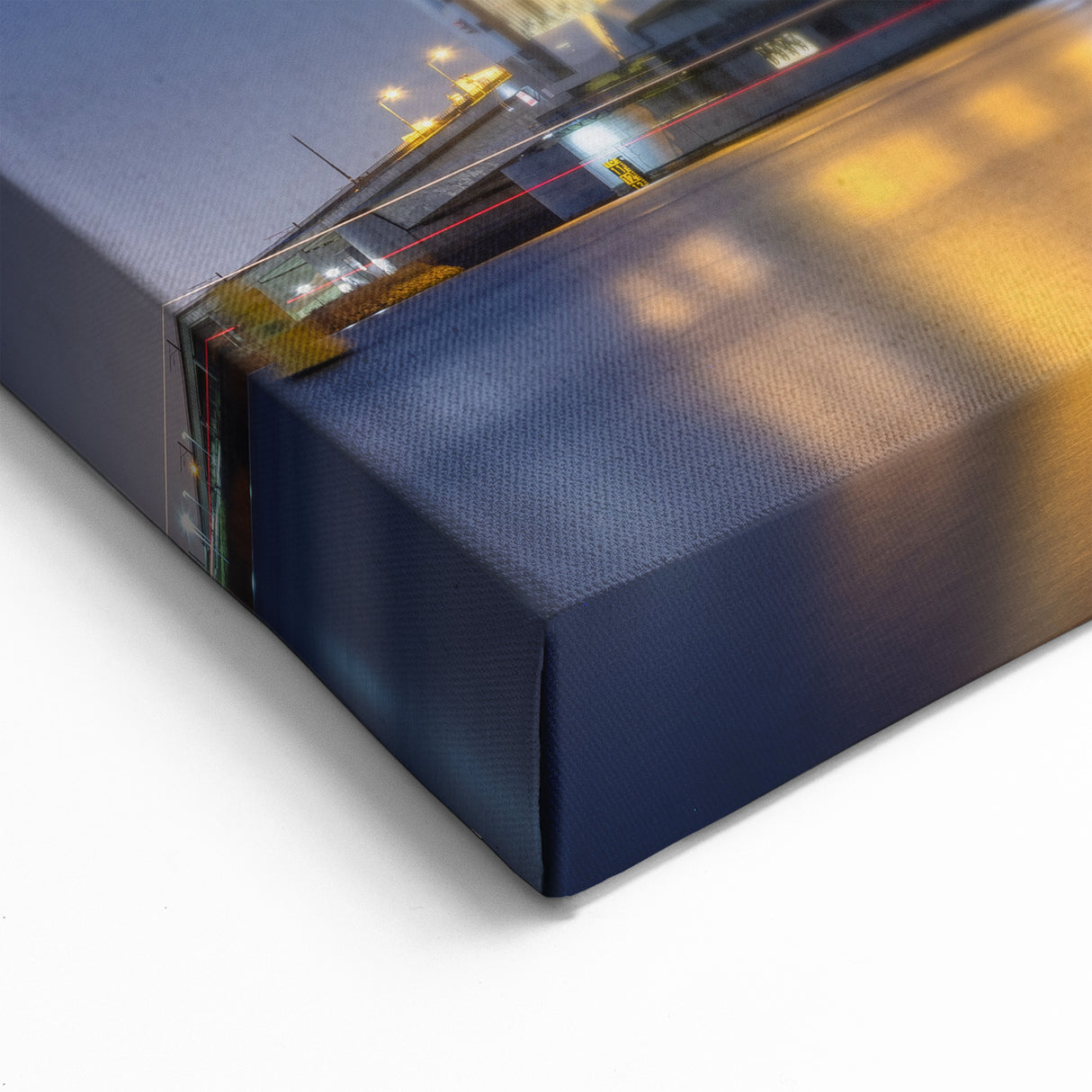 Amsterdam Wall Art - Illuminated Bridge Over Water Amsterdam Scenic Prints