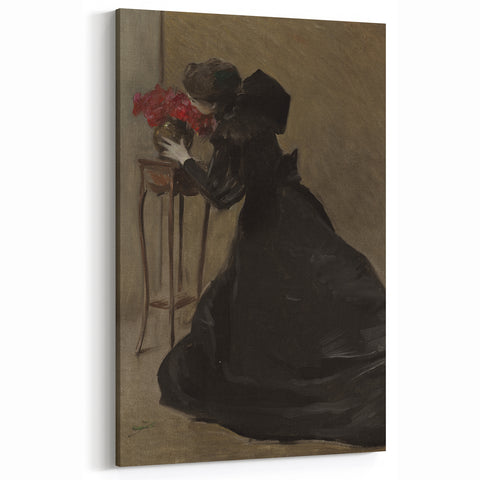 Dark Academia Gothic Wall Art | Vintage Print of Shadowy Figure