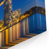 Amsterdam Photography Prints - Modern Architecture Over Water at Night