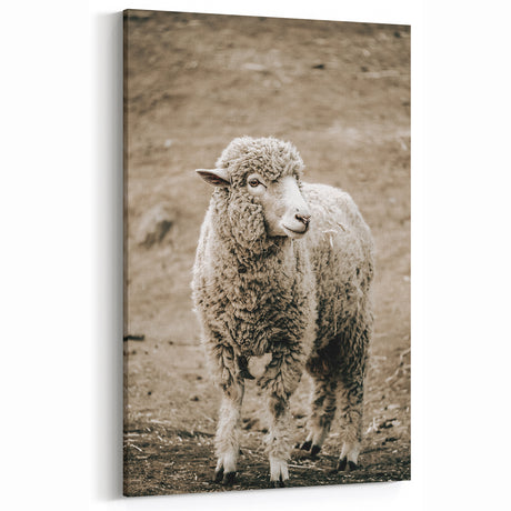 Rustic Farmhouse Sheep Wall Art – Vintage-Inspired Country Style Decor