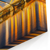 Amsterdam Canals Art - Illuminated Arch Bridge Reflection Amsterdam Prints