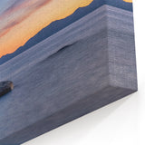 Bonsai Rock at Dusk - Lake Tahoe Tranquil Evening Canvas Prints