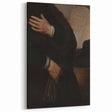 Dark Academia Portrait Detail Wall Art | Vintage Gothic Hands and Scroll