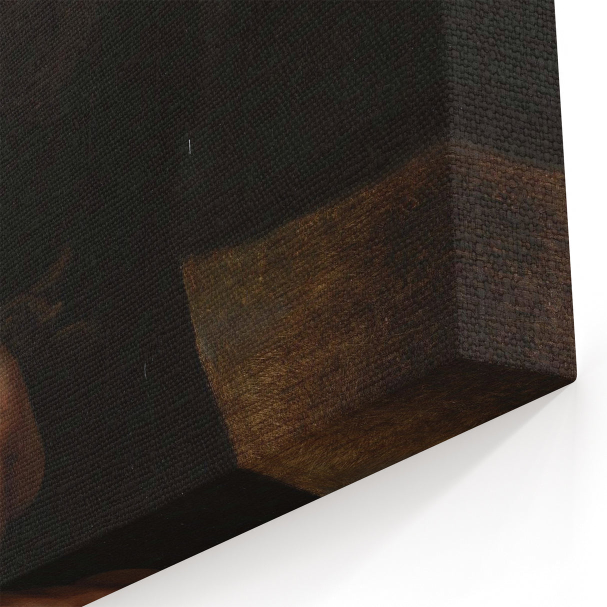 Dark Academia Portrait Detail Wall Art | Vintage Gothic Hands and Scroll