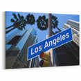 LA Cityscape Prints - Los Angeles Sign with Modern Skyscrapers