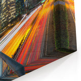 Downtown LA Photography - Night Cityscape with Light Trails