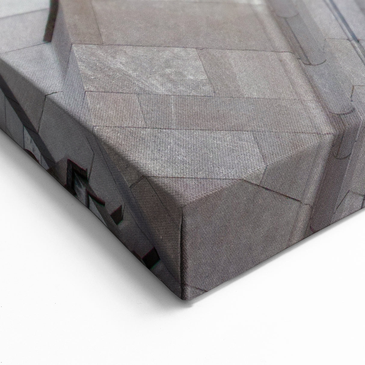 Modern Pittsburgh Cityscape Art – Gothic Architecture Night Canvas Print