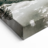 Farmhouse Wall Art - Majestic Mountain Lake Reflection for Rustic Decor
