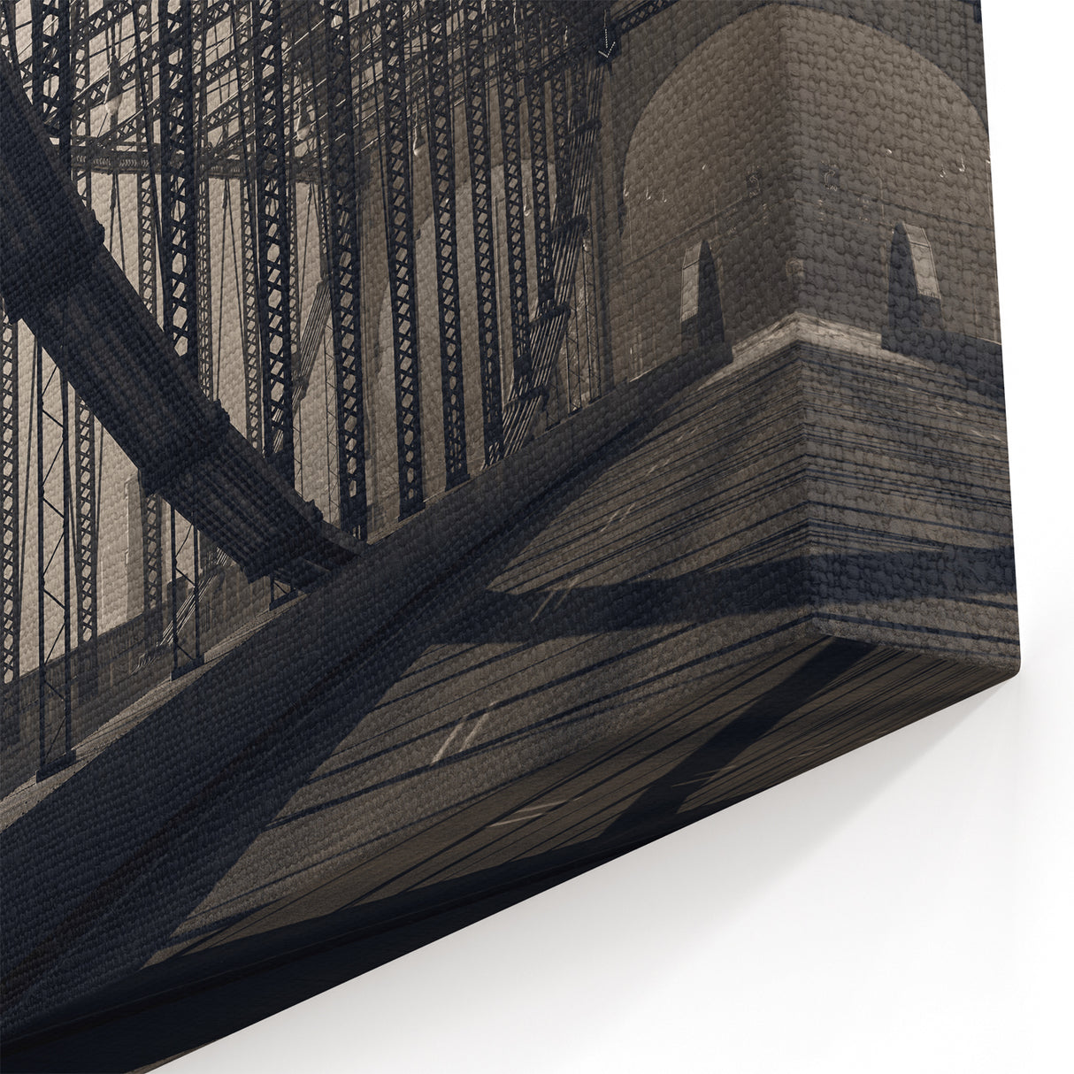 Artistic Pittsburgh Photography – Black and White Bridge Architectural Print