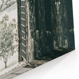 Farmhouse Wall Art - Historic Archway with Stone Path for Rustic Decor