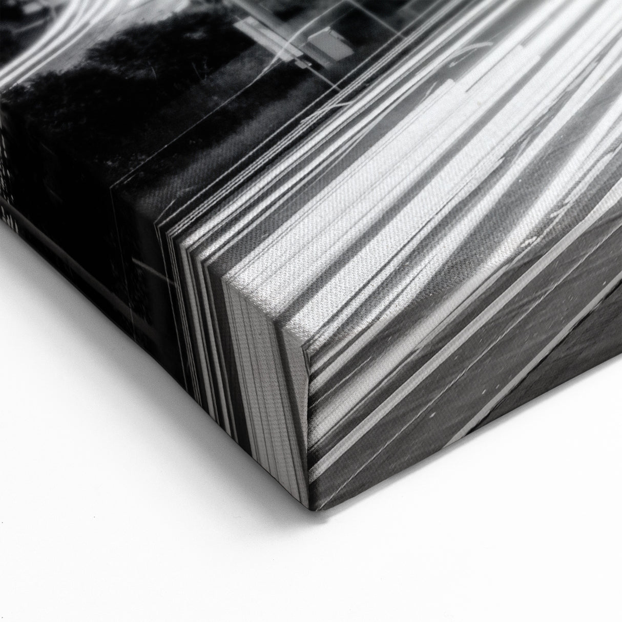 Vintage Map of Pittsburgh Prints – Black and White Cityscape at Night