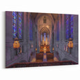 Custom Pittsburgh Wall Art – Cathedral Interior with Stained Glass Print