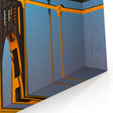 Pittsburgh Landmarks Canvas Prints – Close-Up of Iconic Yellow Bridge